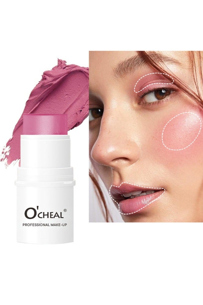 Multi-Effect Cheek & Lip Stick, Cream Contour Stick, Multi Stick Makeup,Face Concealer Stick,Lightweight, Creamy, Lightweight for All Skin,Easy To Use On The Go#03