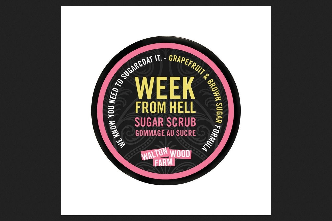 Walton Wood Farm, 8 oz Sugar Scrub: (Week From Hell)
