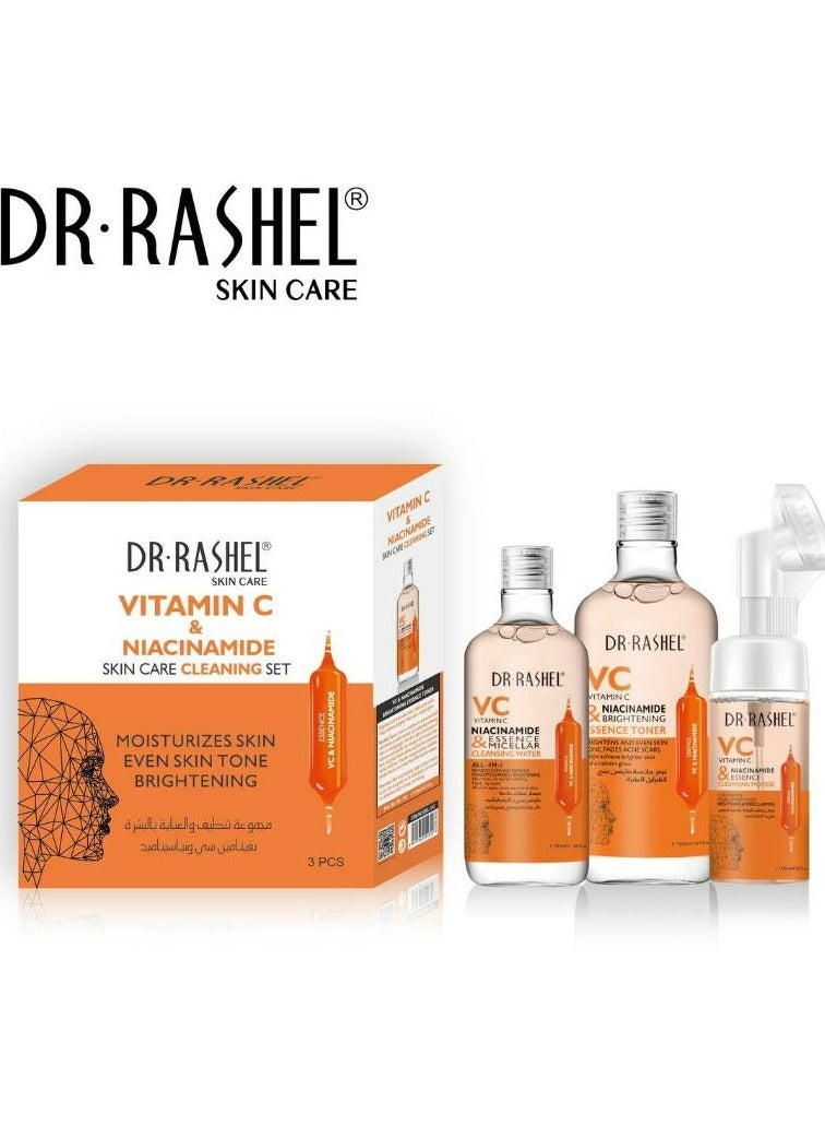 Vitamin C & Niacinamide Skin Caer Cleaning Set