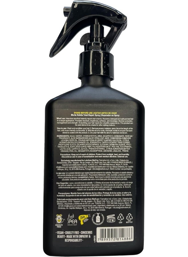 Total Repair Leave-In Hair Spray With Soy Protein & Aloe Vera - Detangles, Protects From Heat & Uv Damage For Healthier Hair (250 Ml) - image 2