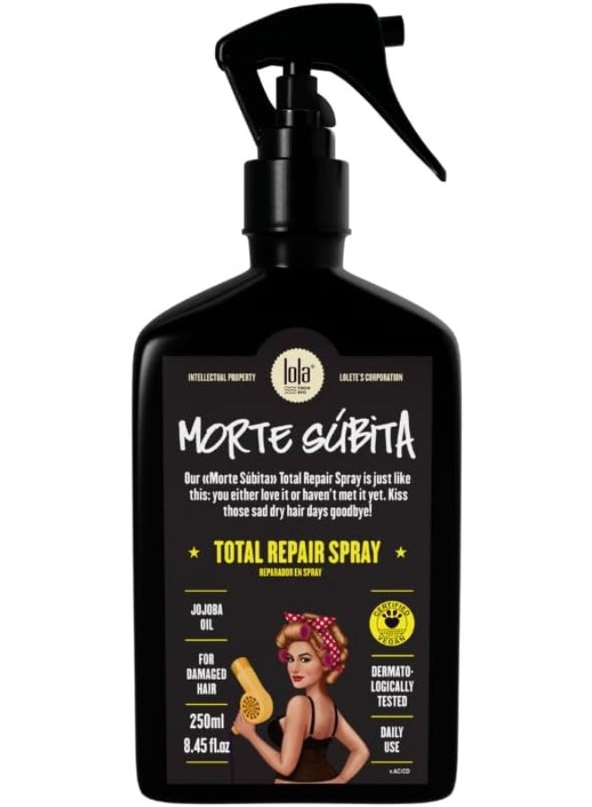 Total Repair Leave-In Hair Spray With Soy Protein & Aloe Vera - Detangles, Protects From Heat & Uv Damage For Healthier Hair (250 Ml)