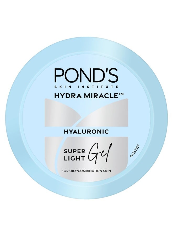 Pond's Super Light Gel Oil Free Moisturiser With Hyaluronic Acid + Vitamin E, 200 ML