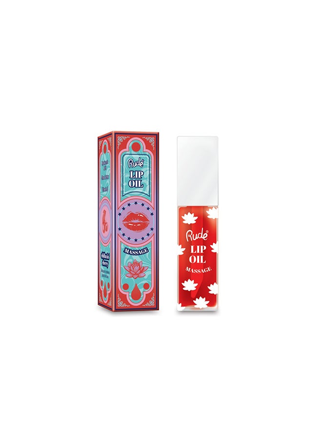 Massage Lip Oil -  Chillaxin’ Cherry