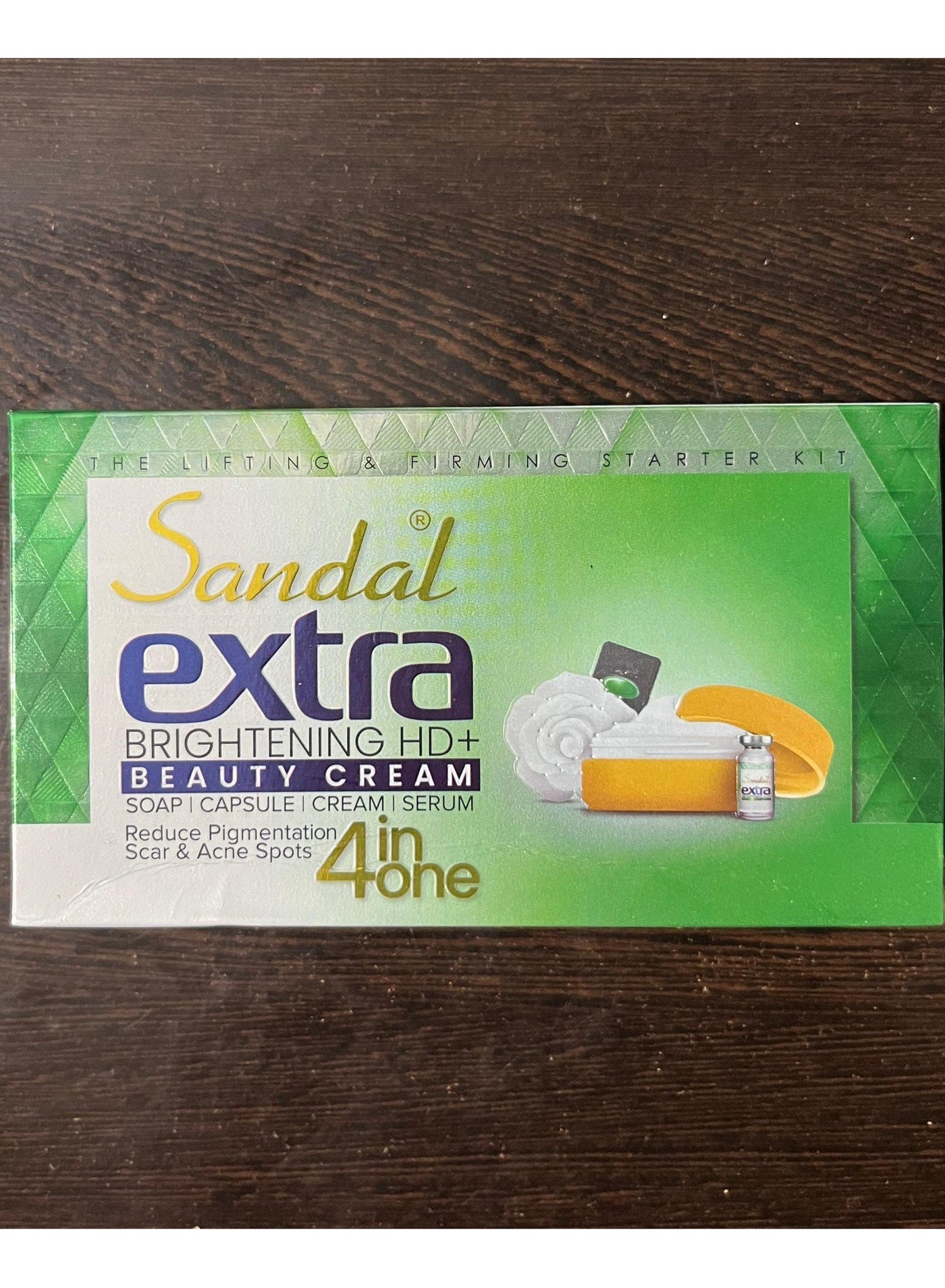 Extra Brighten in g Beauty Cream 4 in 1 Soap + Capsule + Cream + Serum