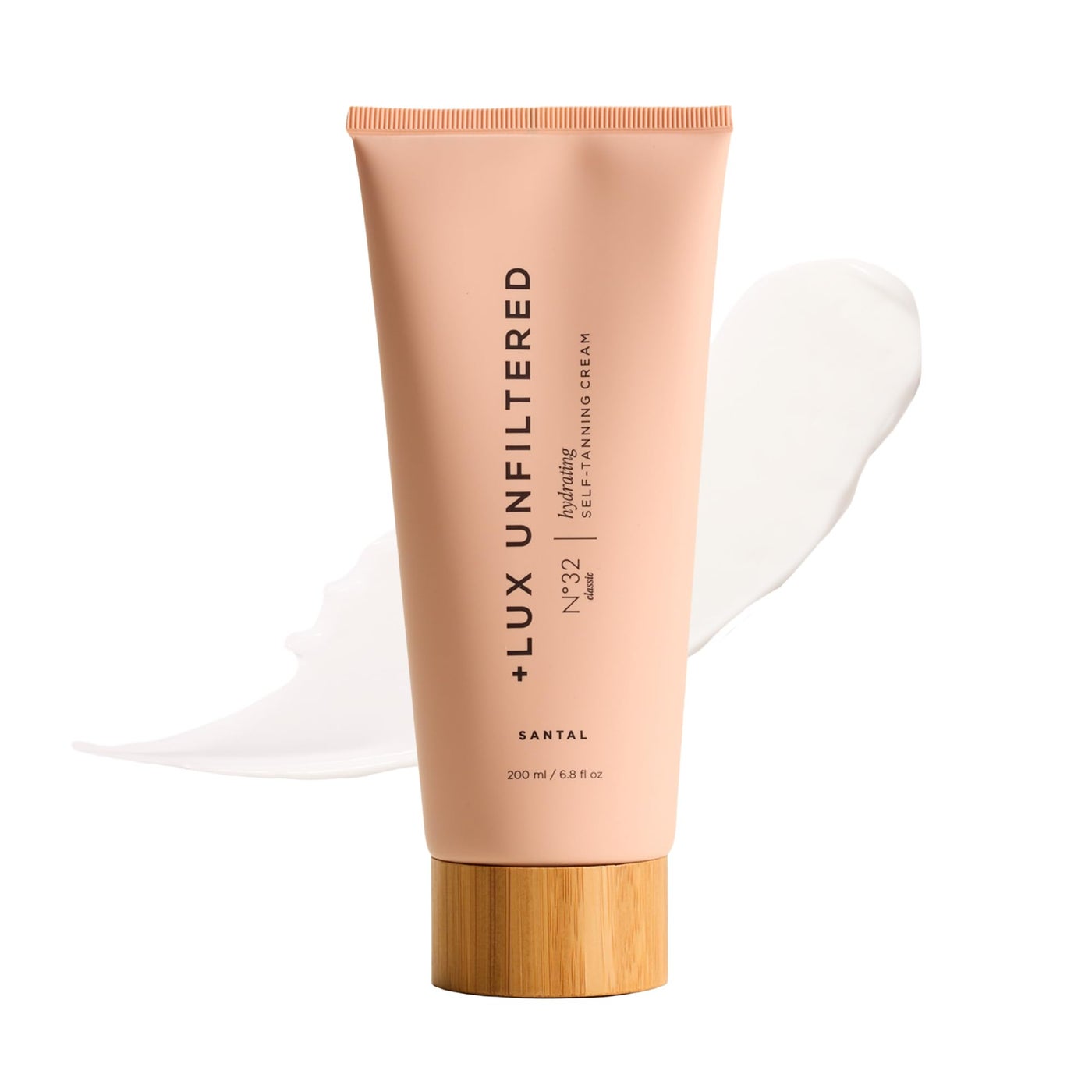 Lux Unfiltered N°32 CLASSIC Gradual Self Tanning Cream in Santal, Hydrating Self Tanning Lotion, Gluten Free, Vegan + Cruelty Free Self Tanner, Luxurious Sunless Tanner Loaded with Antioxidants