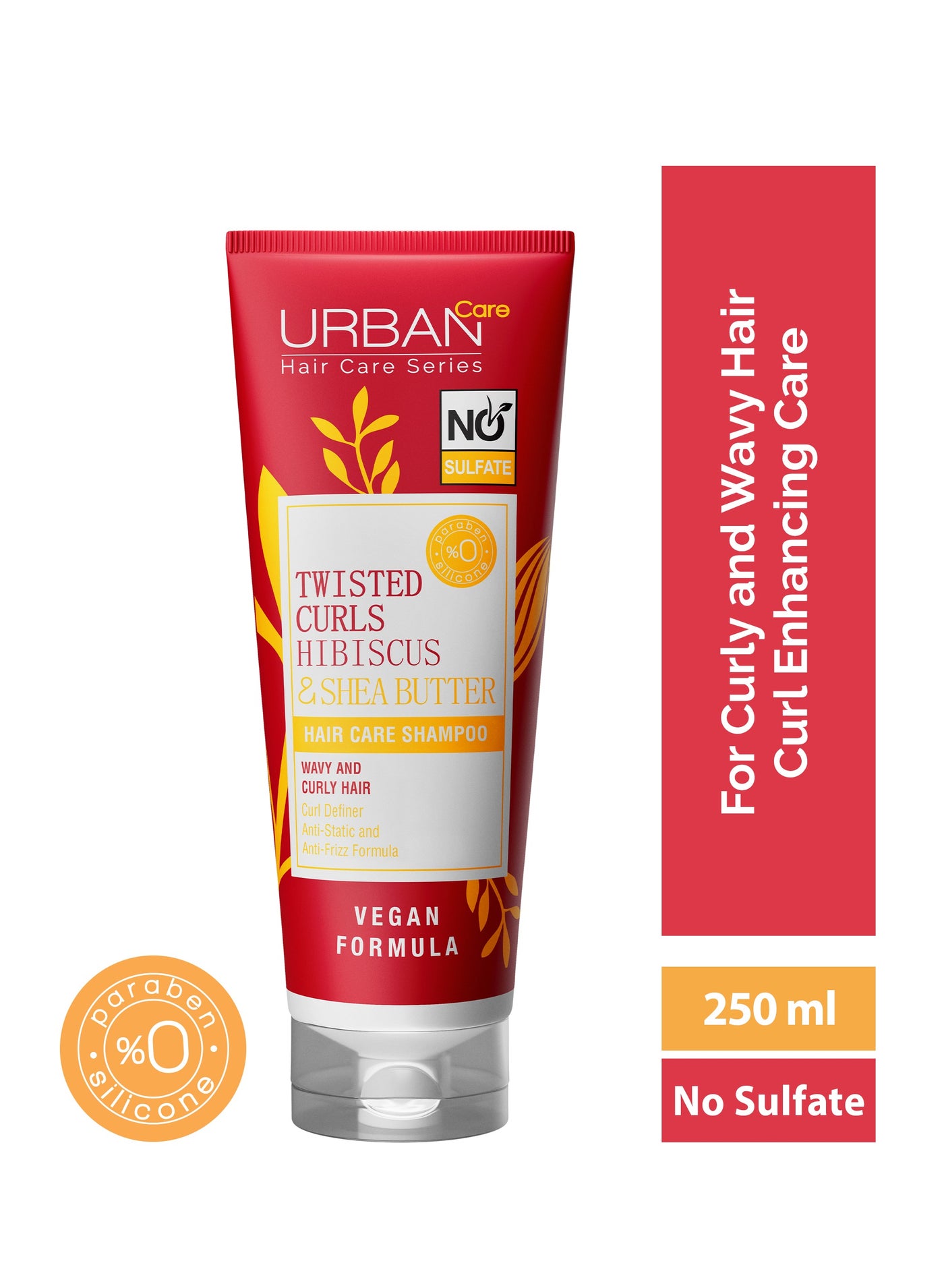 Urban Care Twisted Curls Hibiscus & Shea Butter No Sulfate Shampoo
