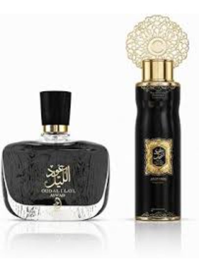 OUD AL LAYL ASWAD 100ML+DEO SET 200 ML