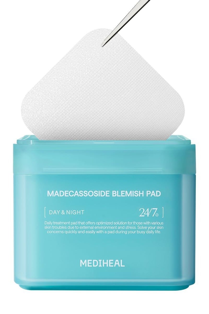 Madecassoside Cotton Facial Pads - Toner Pads with Centella Asiatica to Improve Uneven Skin Tone - Vegan Face Gauze Pads, 100 Pads