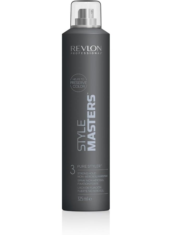 STYLE MASTERS pure styler strong hold hairspray 325 ml