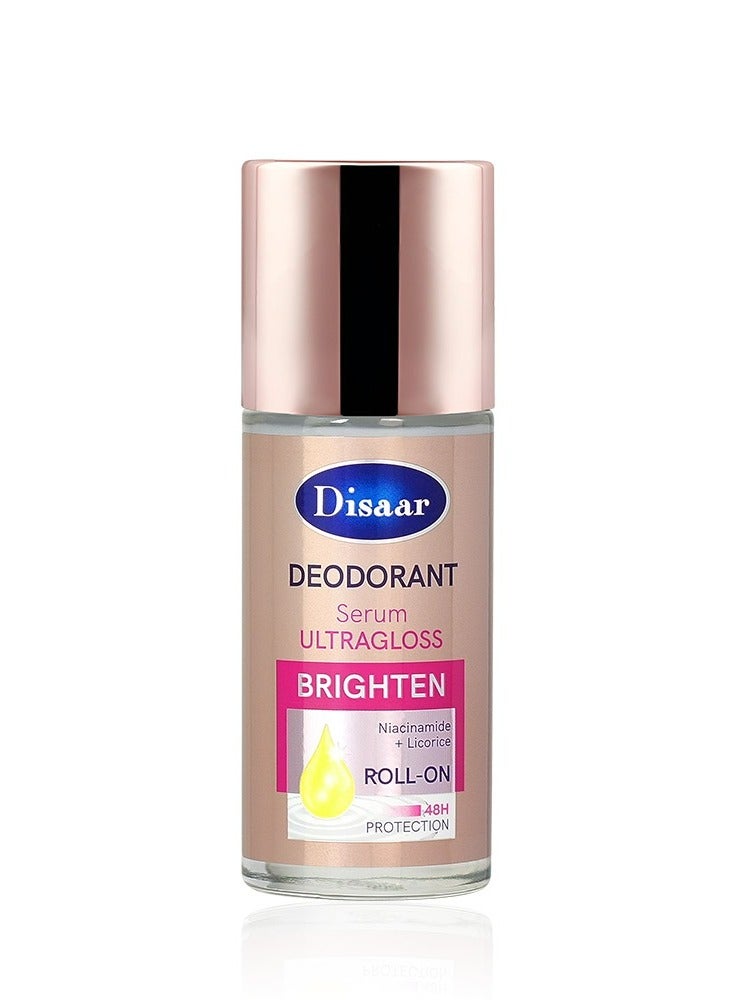 Deodorant Serum Ultragloss Brighten Niacinamide And Licorice Roll On 50 ML