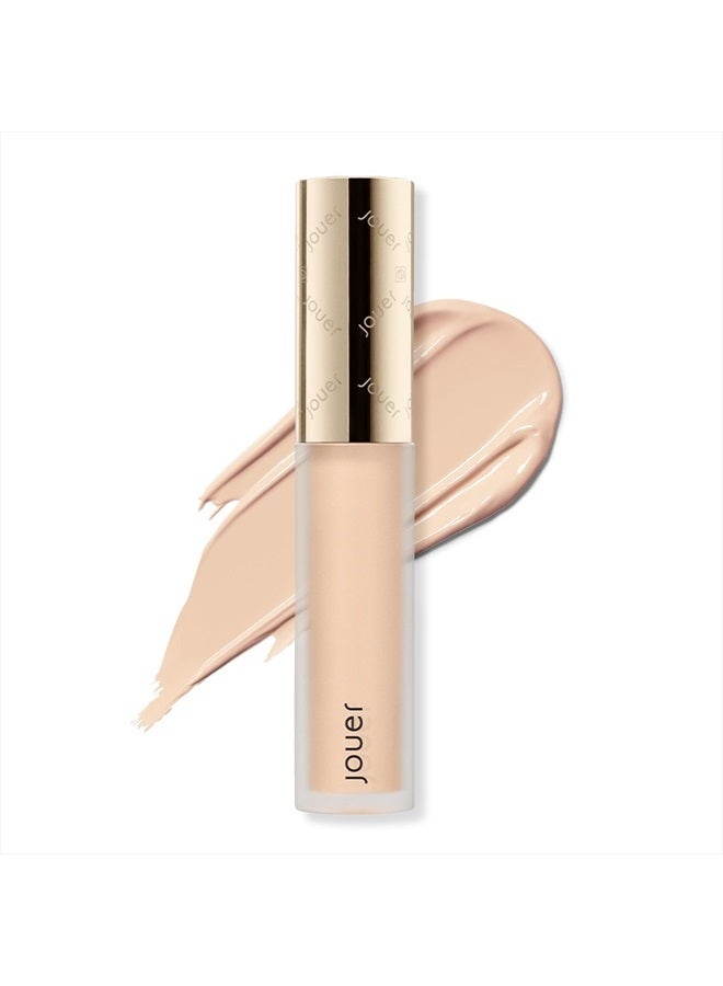 Essential High Coverage Liquid Concealer - Brightening Concealer - Color Corrector for Under Eye Dark Circles, Spot Coverage, and Eye Primer - Soft Matte Finish, Creme