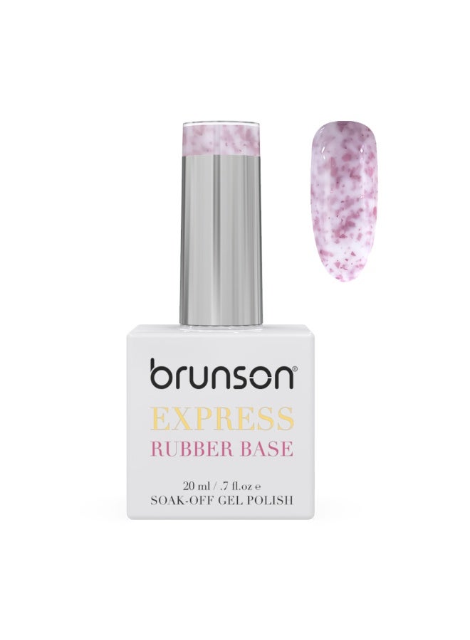 Rubber Base Gel Nail Polish 20Ml - French Rubber Base Coat Long-Lasting, Durable And Chip-Resistant Nail Strengthener Gel Nail Polish Base Coat For Manicure And Pedicure