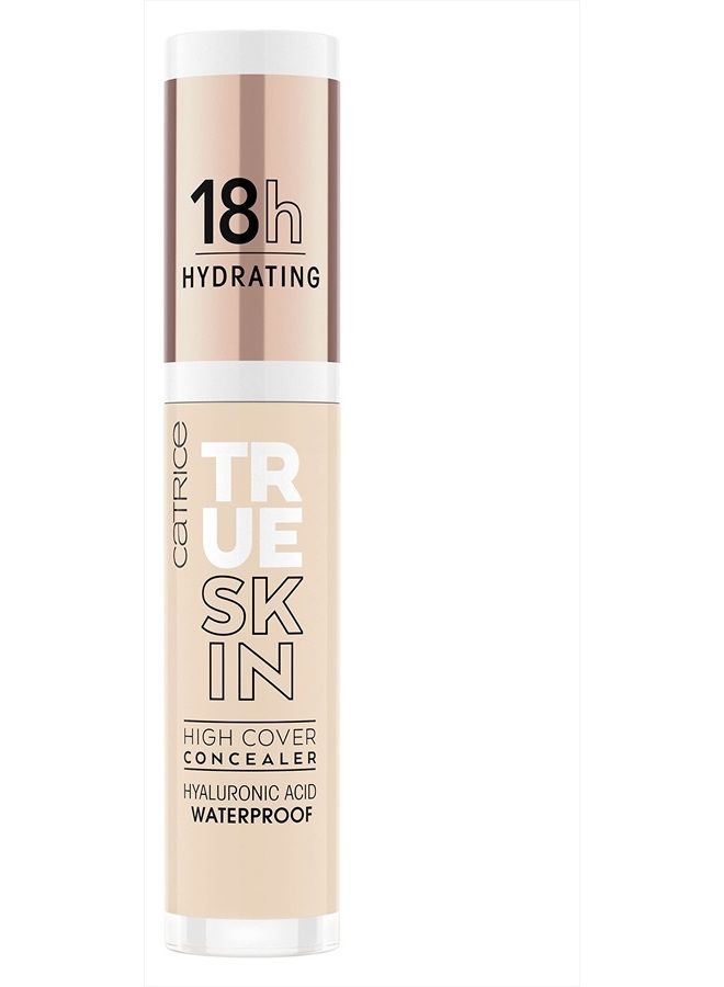 True Skin High Cover Concealer | Waterproof & Lightweight for Soft Matte Look | Contains Hyaluronic Acid & Lasts Up to 18 Hours | Vegan, Cruelty Free, Gluten Free (005 | Warm Macadamia)