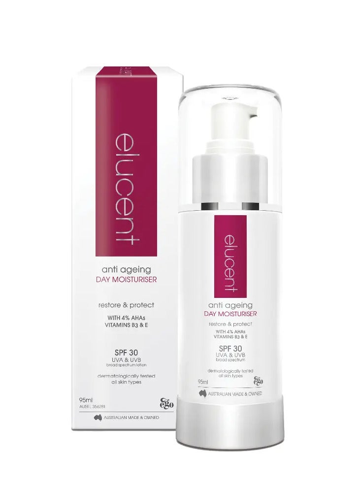 Elucent Anti-Ageing Day Moisturiser SPF30 95ml