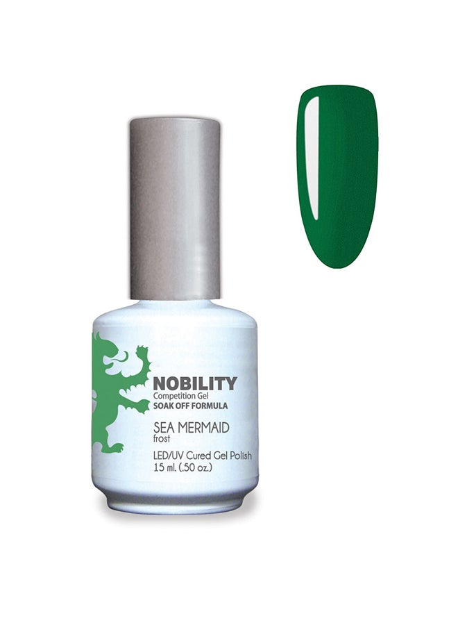 Gel Nail Polish 15 ml, Long Lasting, Chip Resistant, Requires Drying Under UV Led Lamp Sea Mermaid Nbgp87