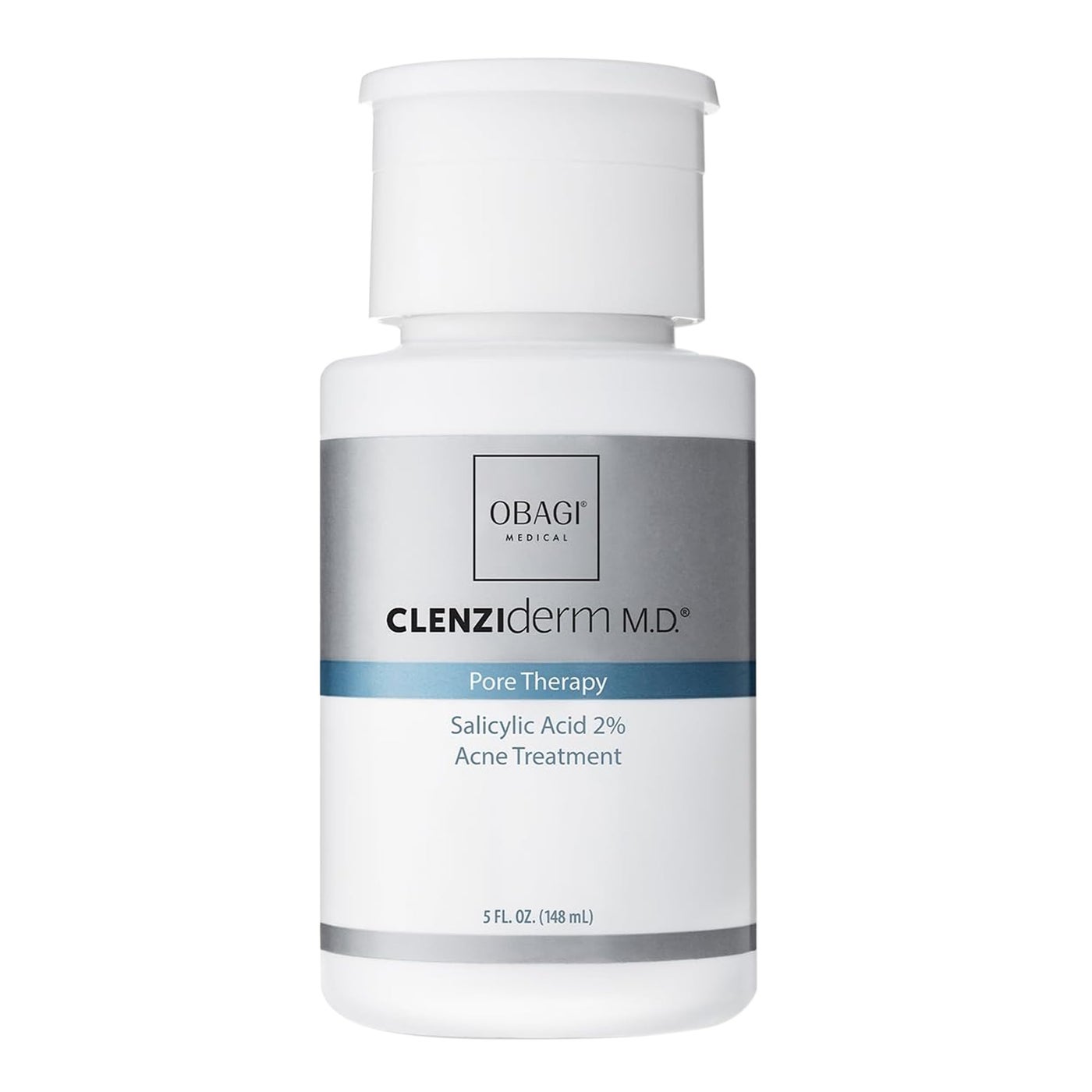 Obagi CLENZIderm M.D. Pore Therapy Exfoliating BHA Toner - Unclogs Pores with 2% Salicylic Acid Acne Treatment â€“ 5 oz