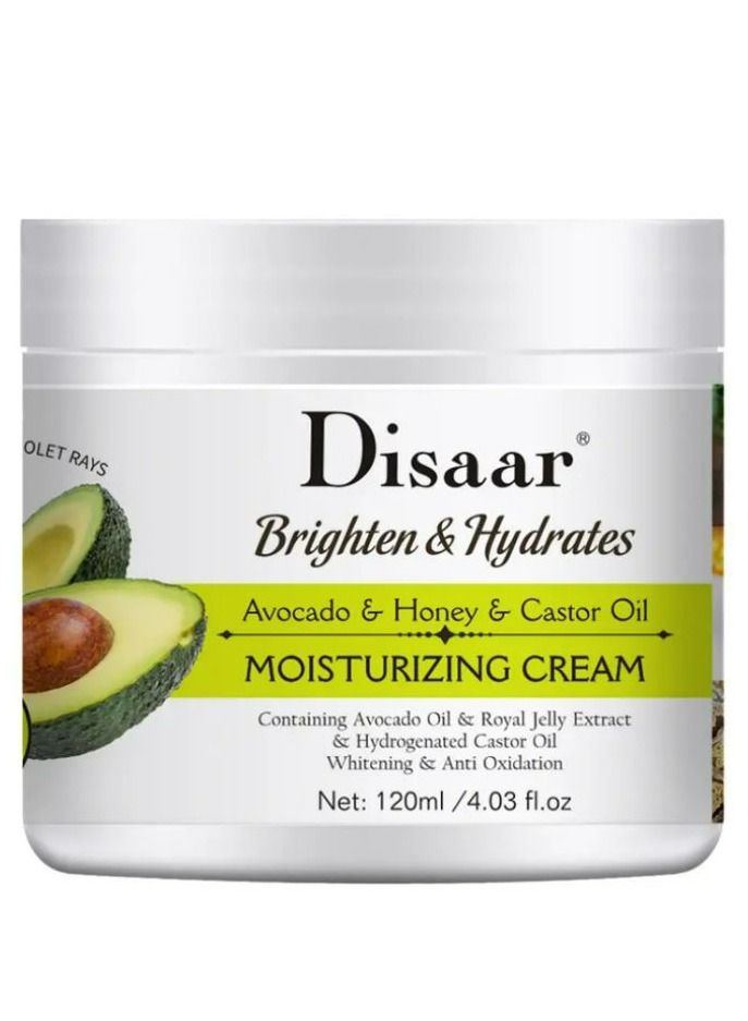 Avocado Honey Castor Oil Moisturizer Cream 120 ML