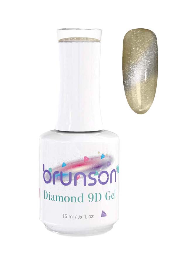 Diamond 9D Magnetic Cat Eye Gel Reflective Diamond Gel Nail Polish 15ml Soak Off Gel Polish BD9D002