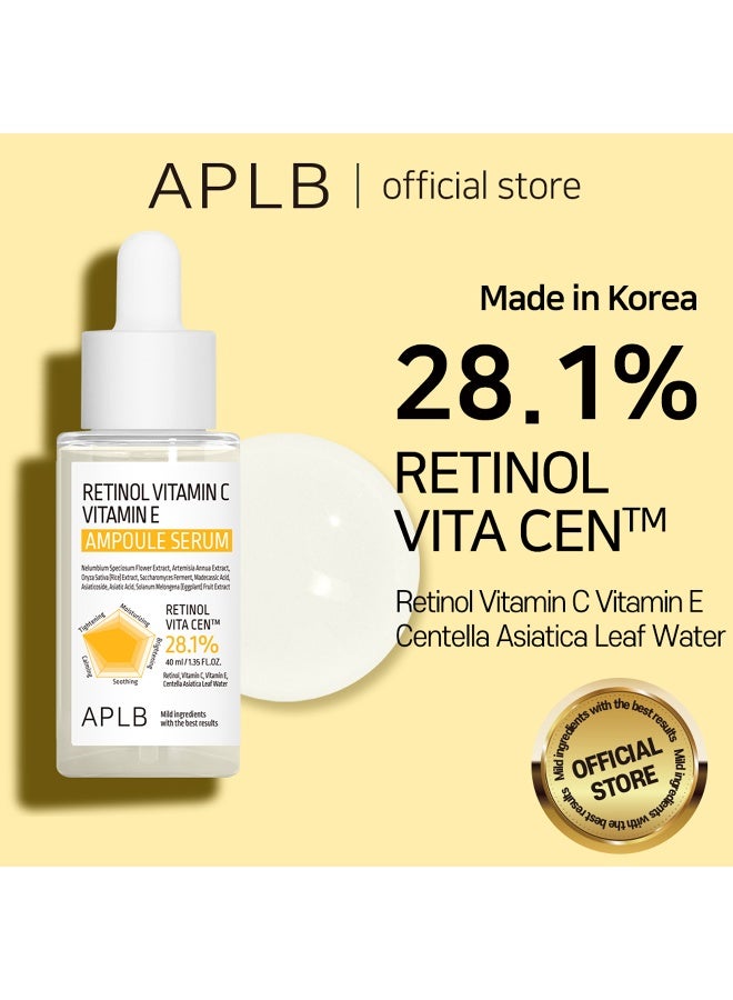 Aplb Retinol Vitamin C Vitamin E Ampoule Serum 40ml - image 2