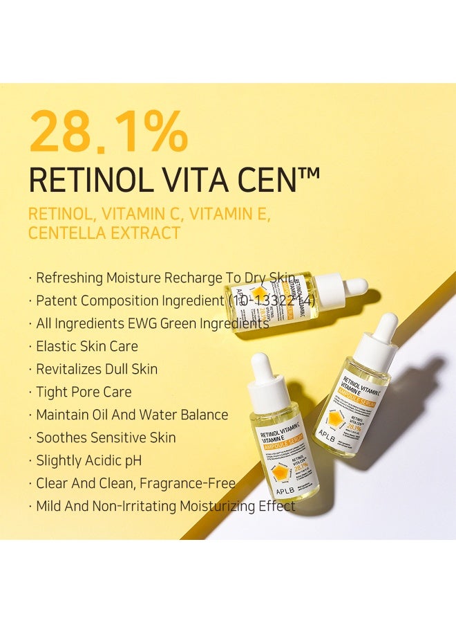 Aplb Retinol Vitamin C Vitamin E Ampoule Serum 40ml - image 3