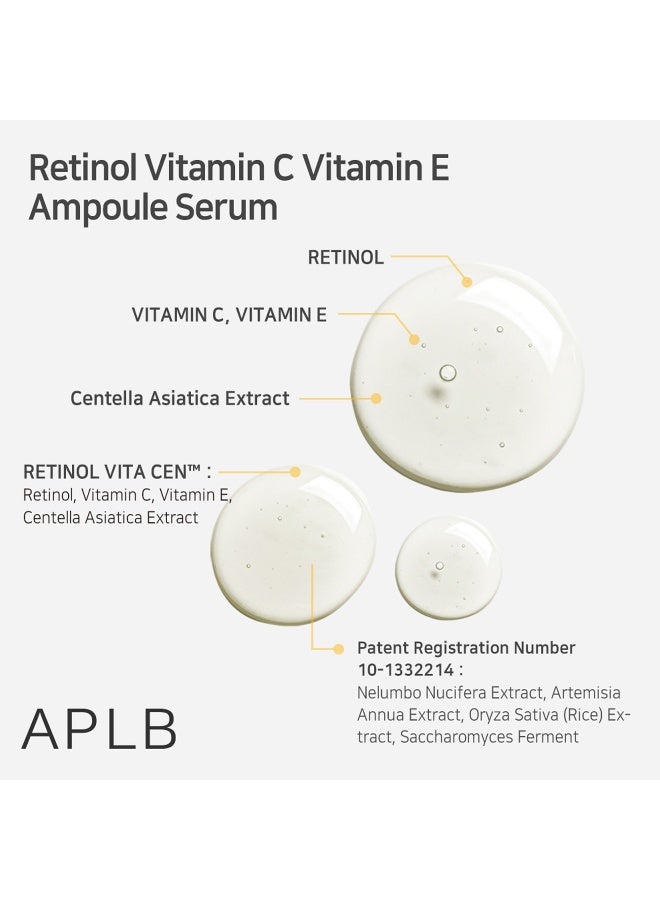Aplb Retinol Vitamin C Vitamin E Ampoule Serum 40ml - image 4