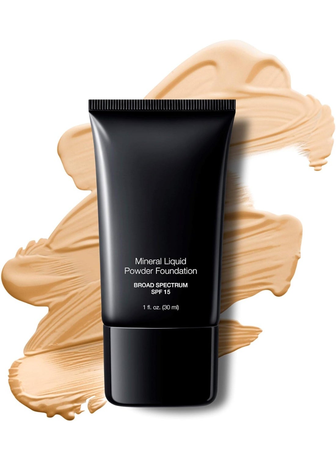 Jolie Mineral Liquid Powder Foundation SPF 15 1 Fl. Oz. Hypoallergenic - For All Skin Types (Cream Beige)