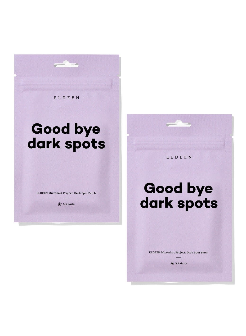 Good Bye Dark Spots - Eldeen Microdart Project: Dark Spot Patch - The Ultimate Solution for Your Skin, fade any dark spot, clear, 6 darts, Packages of 1, 2, 4, and 8 (Pack of 2)