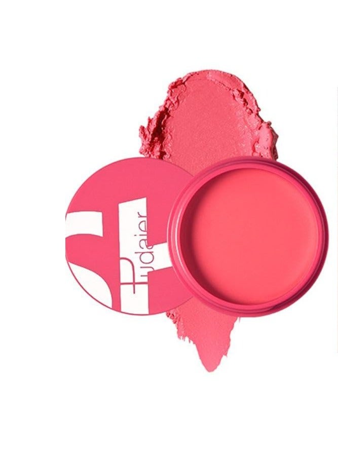 Blush Matte Face Blusher Long wearing Makeup Balm Waterproof Facial Nourishing Blush Cream Blush for Contours Cheeks Infused with Castor Oil and Vitamin E Ultra Pigmented Blush for Natural Glow 06