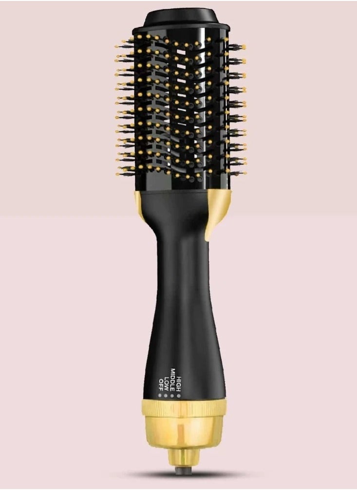 One-Step Hair Dryer & Volumizer - Powerful Blow Dryer Brush for Quick Drying, Styling, and Volumizing – Lightweight Design with Ionic Technology, Multiple Heat Settings, Anti-Frizz for Smooth, Shiny Hair – Perfect for All Hair Types and Salon Results at Home