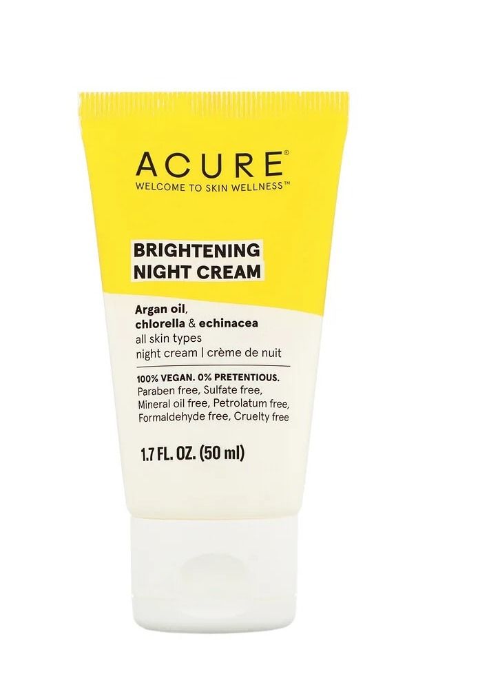 Acure Brightening Night Cream 1.7 fl oz 50 ml