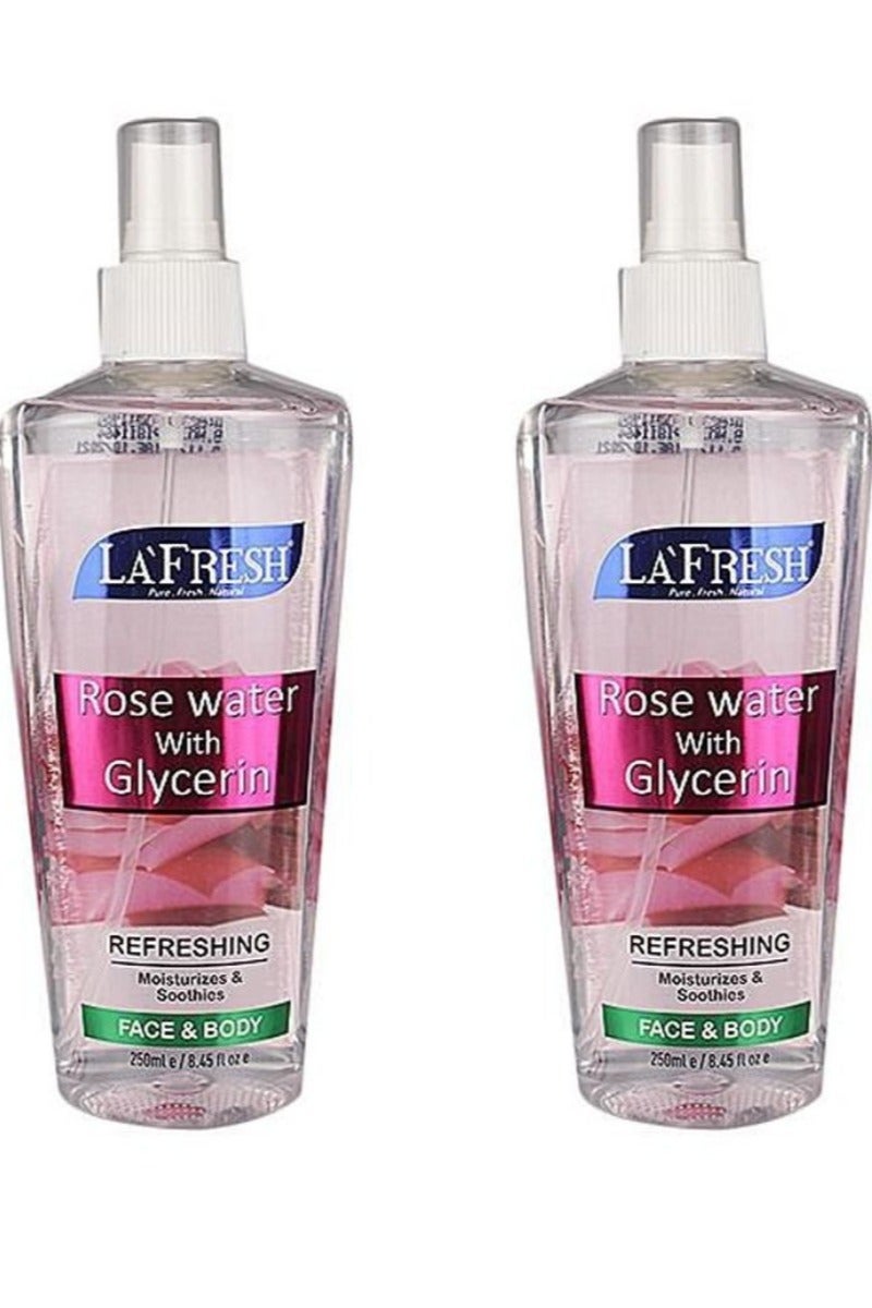 Rose Water With Glycerin 2Pcs 2*250ml