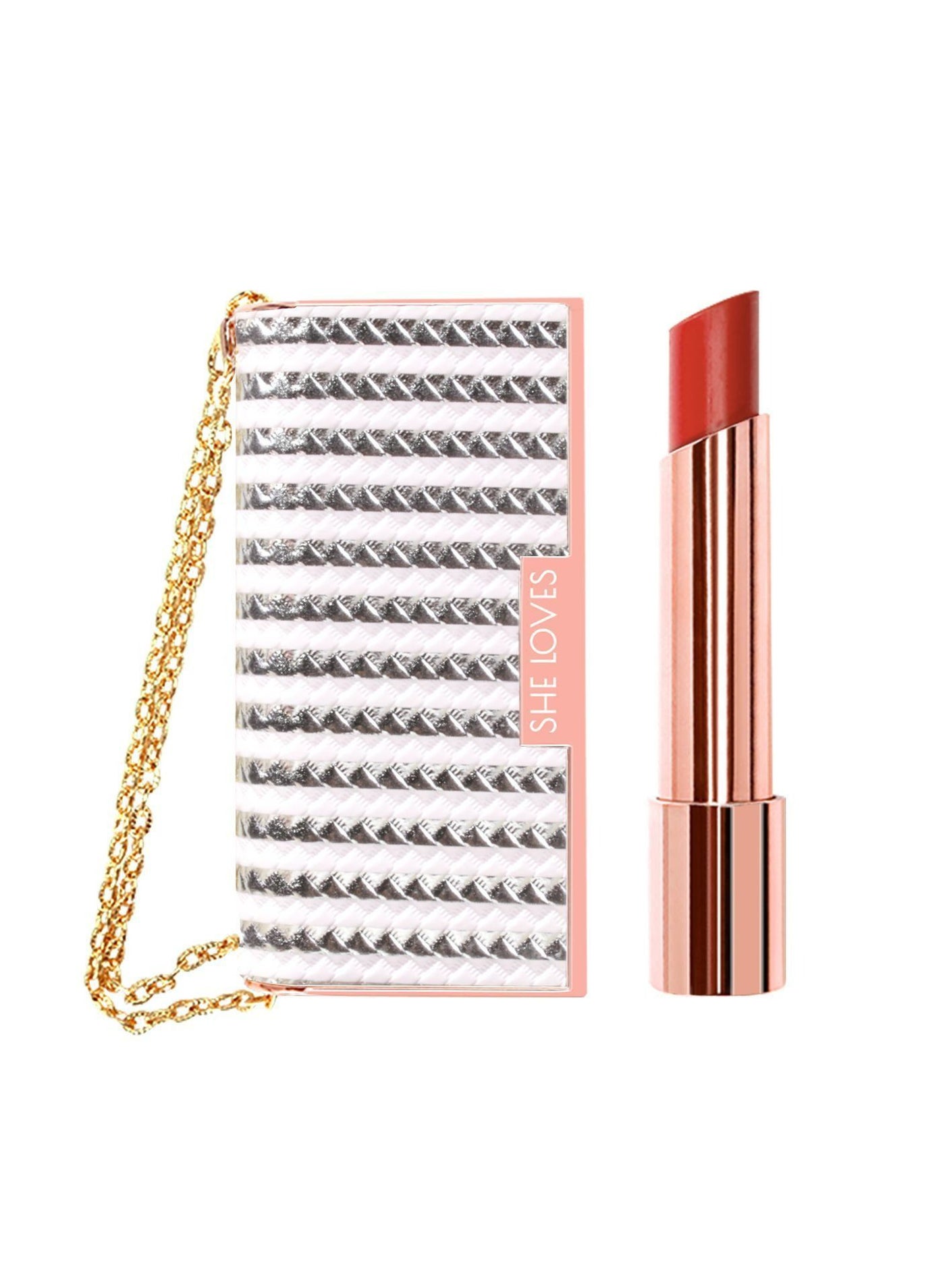 Lipstick Matte Waterproof Nude Long Lasting Velvet Finish ,Color Riche,Non-Drying, Intense Pigment,Soft，Silk，Smooth Pigment -Mini Lady Bag Lipstick With Mirror For Women/Girls As Gift