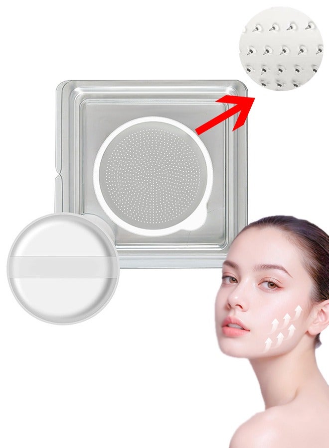 Microneedle Sticking Tablets and Puff - Disposable Soluble Microcrystalline Micro-tie Tablets - 1064 Needle Sticking Tablets - Insoluble Microneedles - Non-invasive Water Light Introduction Absorption Promotion Beauty Tools