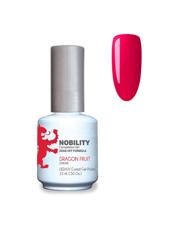 Gel Nail Polish 15 ml, Long Lasting, Chip Resistant, Requires Drying Under UV Led Lamp Dragon Fruit Nbgp35
