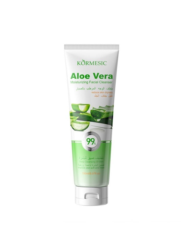 Aloe Vera Facial Cleanser - Soothing Hydration & Gentle Cleansing 150ml