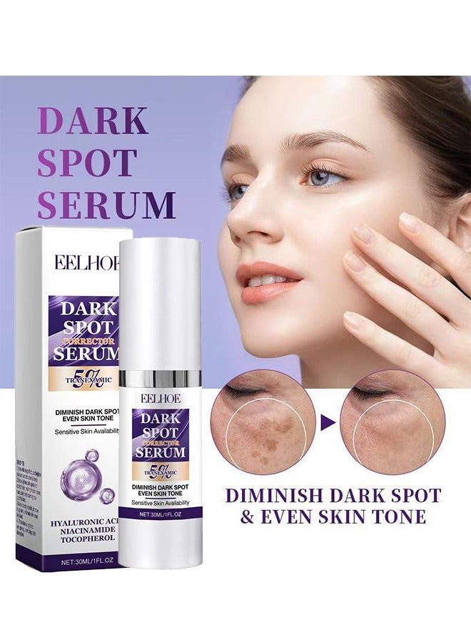 Dark Spot Corrector Serum -  Contains Salicylic Acid Niacinamide Facial Dark Spot Remover to Brightening Skin Tone Moisturizing Repair and Improve Facial Dull Moisturizing Essence, 30ml