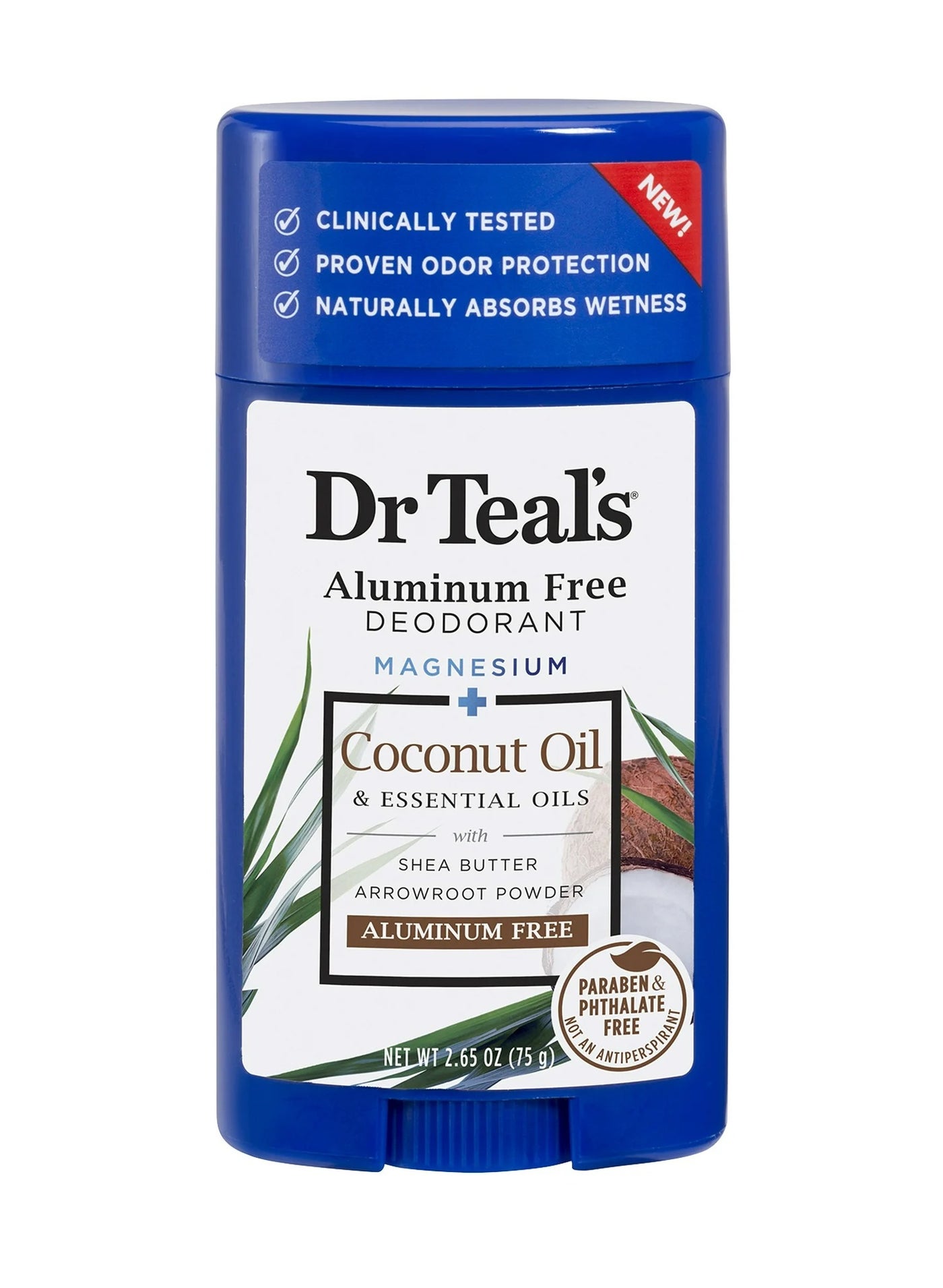 Dr Teal's Aluminum Free Deodorant Coconut 75G