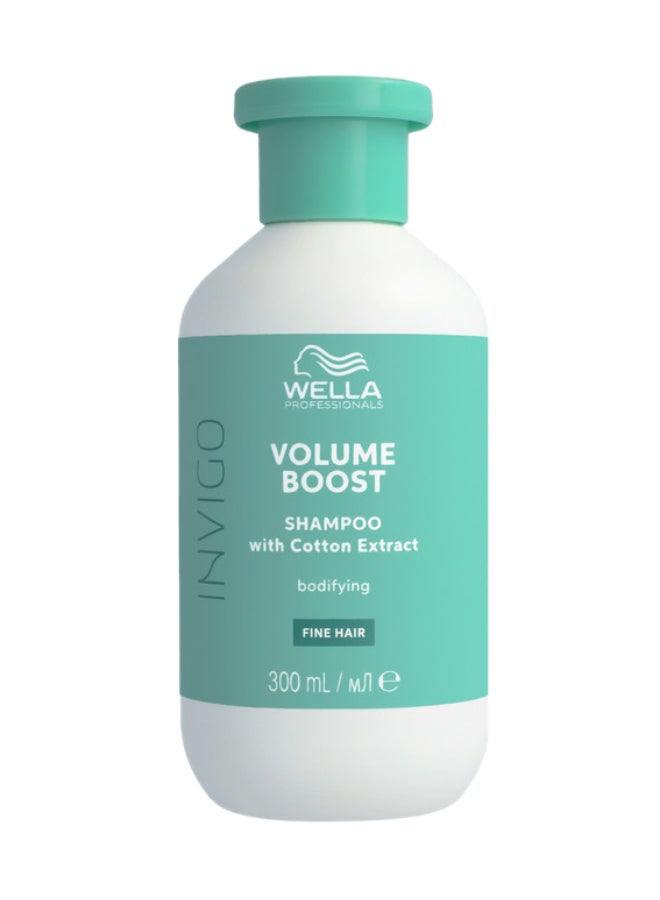 Invigo Volume Boost Bodifying Shampoo - Adds Lightweight Body And Shine To Fine Hair With Cotton Extract (300 Ml)