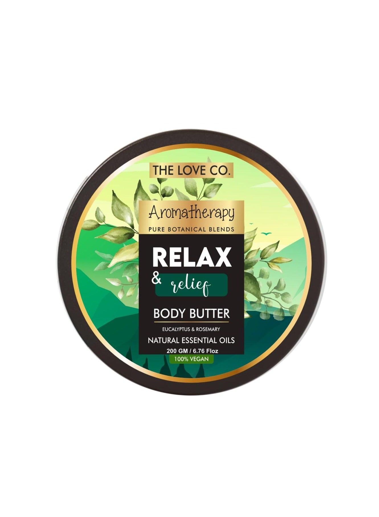Relax & Relief Body Butter 200g – 48-Hour Intense Hydration with Pure Shea Butter, Winter Moisturizing Cream for Dry Skin, Soft & Nourished Skin for Women