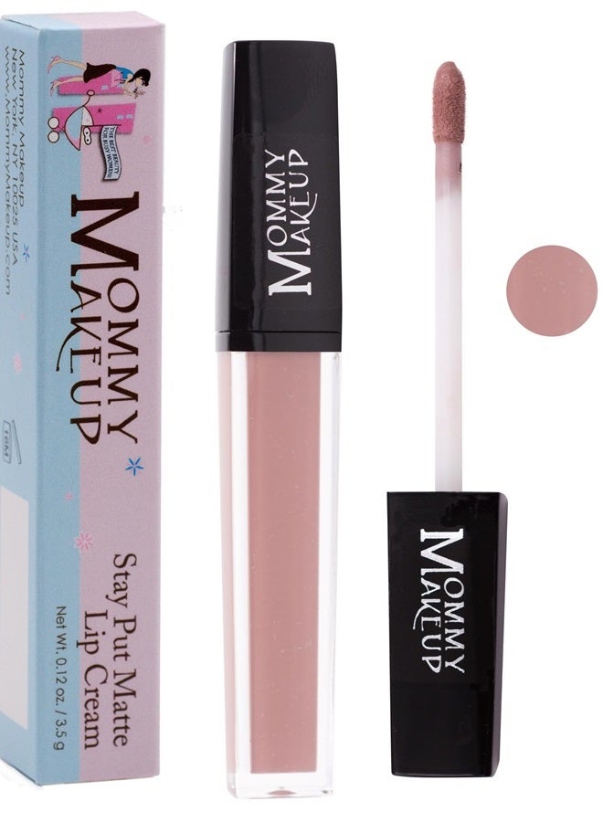 Stay Put Matte Lip Cream | Kiss-Proof/Mask-Proof Matte Lipstick - a dusty pink mauve [Heather]