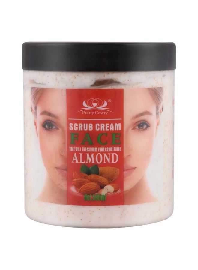 Pretty Cowry Face Scrub Cream Almond, 500ml