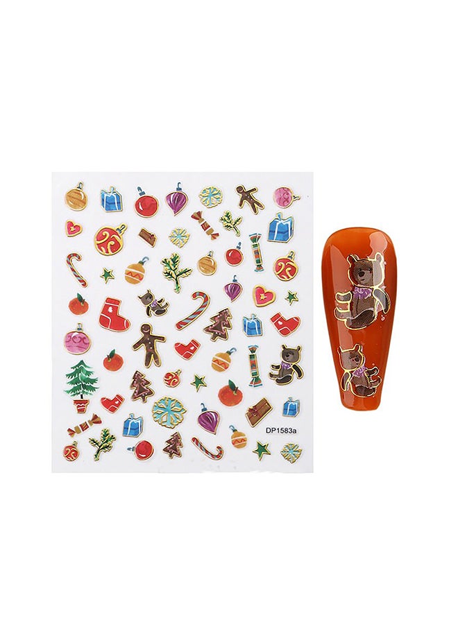 3D Design Stickers For Nails Art Decoration dp1583a