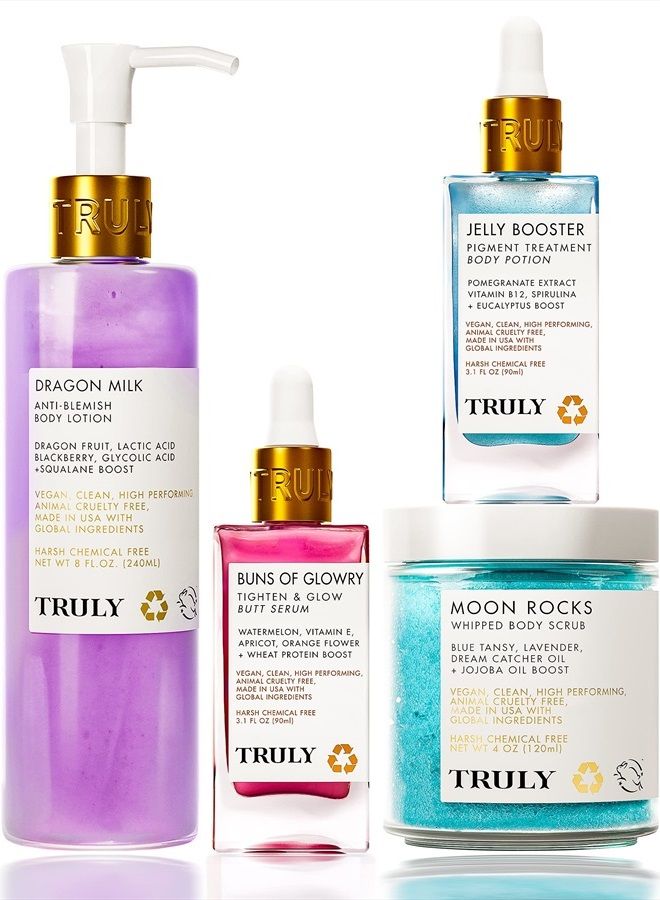 Beauty Body Brightening Kit - Vegan and cruelty free face serum with skin brightening serum, skin brightening cream for face and body. helps get rid of discoloration and dryness