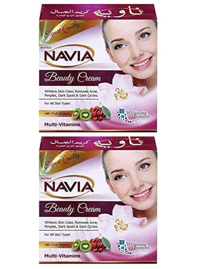 Beauty Cream Original For Women With Whitening Boosters Night Cream 2 Pcs 2*28 g