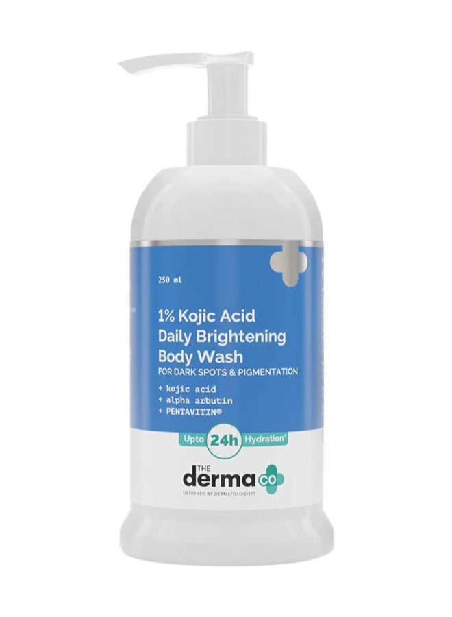 1% Kojic Acid Daily Brightening Body Wash with Alpha Arbutin For Dark Spots And Pigmentation - 250ml