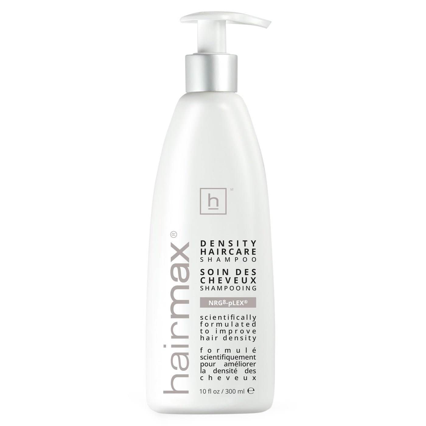 Hairmax Density Shampoo for Thinning Hair Cleanses and Exfoliates For Men & Women 10 fl oz /300 ml