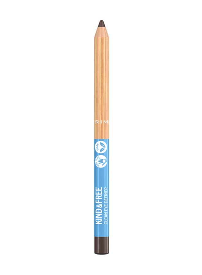 Kind & Free Clean Eyeliner Pencil - 002 - Pecan Brown, 1.1g