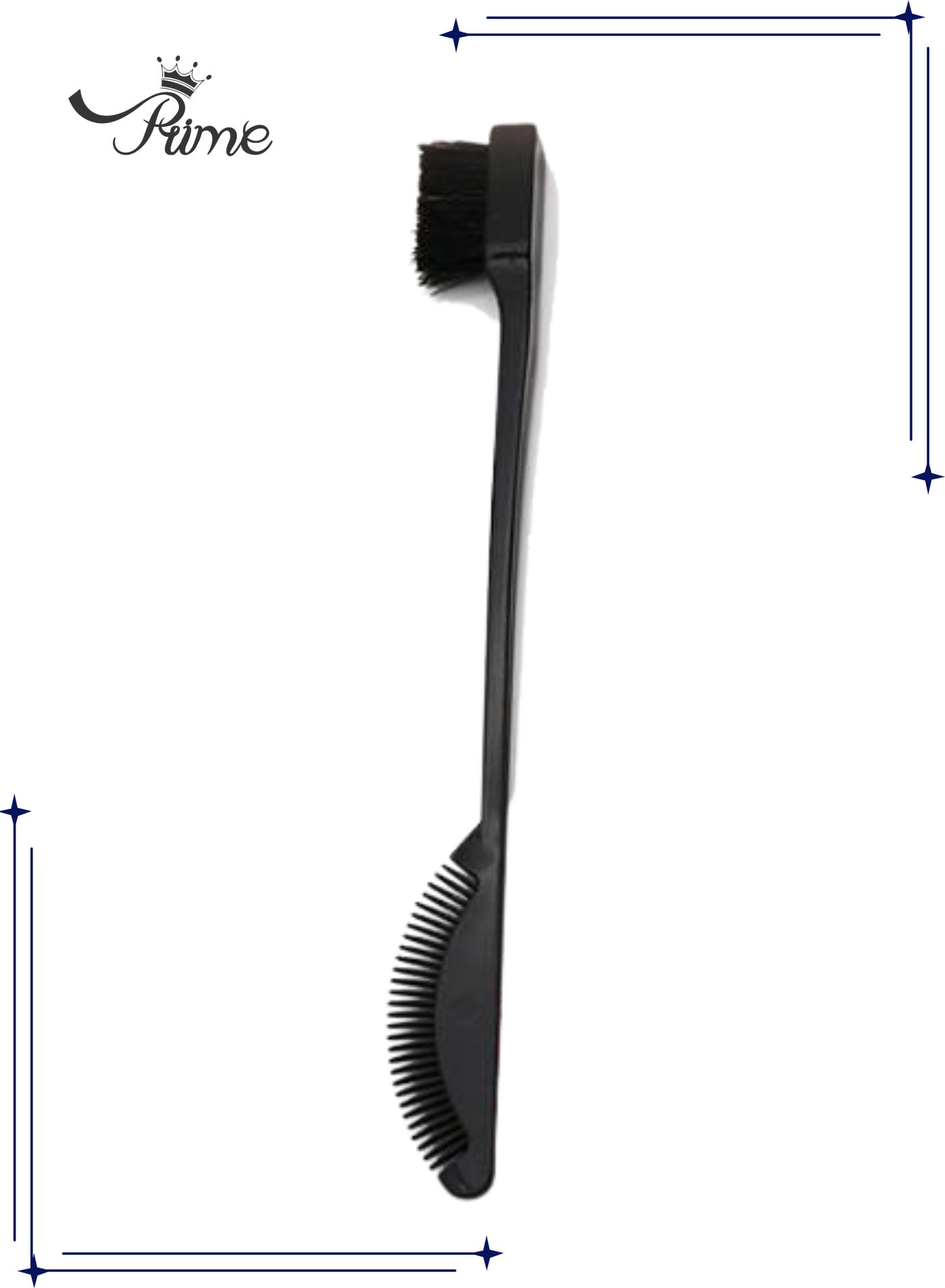 2-in-1 Edge Control and Hair Brush Black