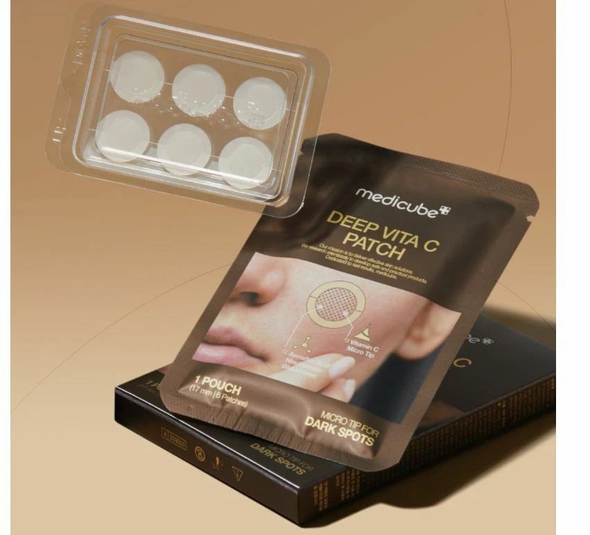 Medicube Deep Vita C Vitamin C Brightening Hydrogel Sheet Mask Korean Skincare 5 Sheets - image 2