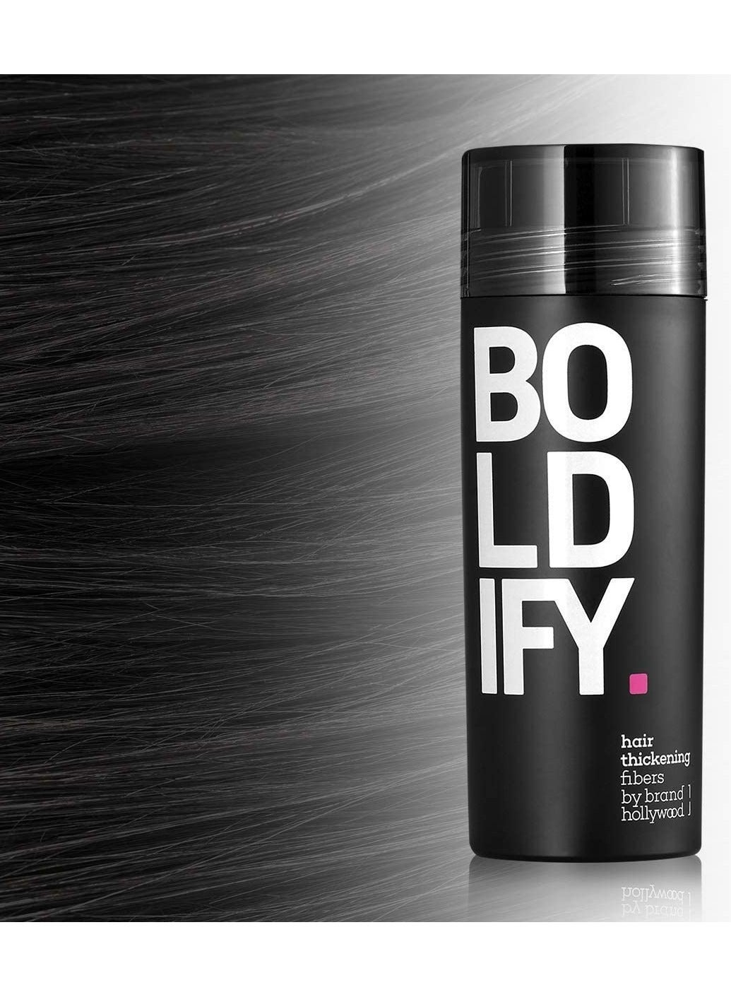 Superior Plant-Based Hair Thickening Fibers For Full Coverage – Completely Conceals Hair Loss, Thinning Areas, And Balding Spots With A Clump-Free, Seamless "Real Hair" Finish, Black (28G) - image 2